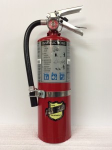 5lb ABC dry chemical with vehicle bracket